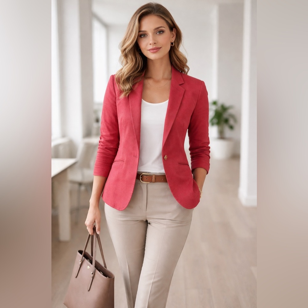 Massimo Dutti Womens Blazer Size 4 EU 36